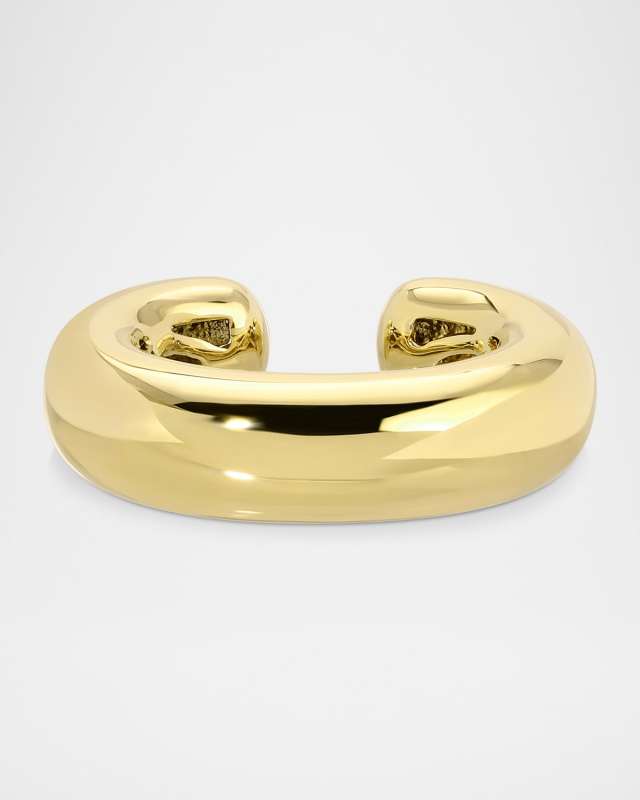 18K Yellow Gold Cosmo Ear Cuff, Single